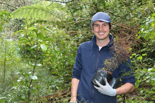 Joakim in Restoration site