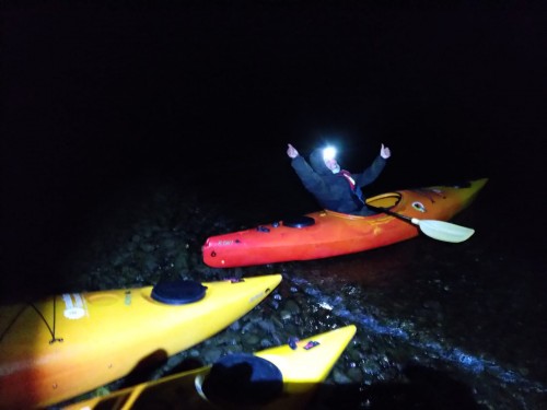 Deleece and The Project team heading out on kayaks