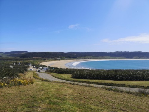 Lots of swimmers and surfers can be seen from the Headland 