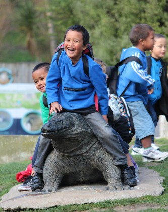 Titahi Bay North student at Wellington Zoo